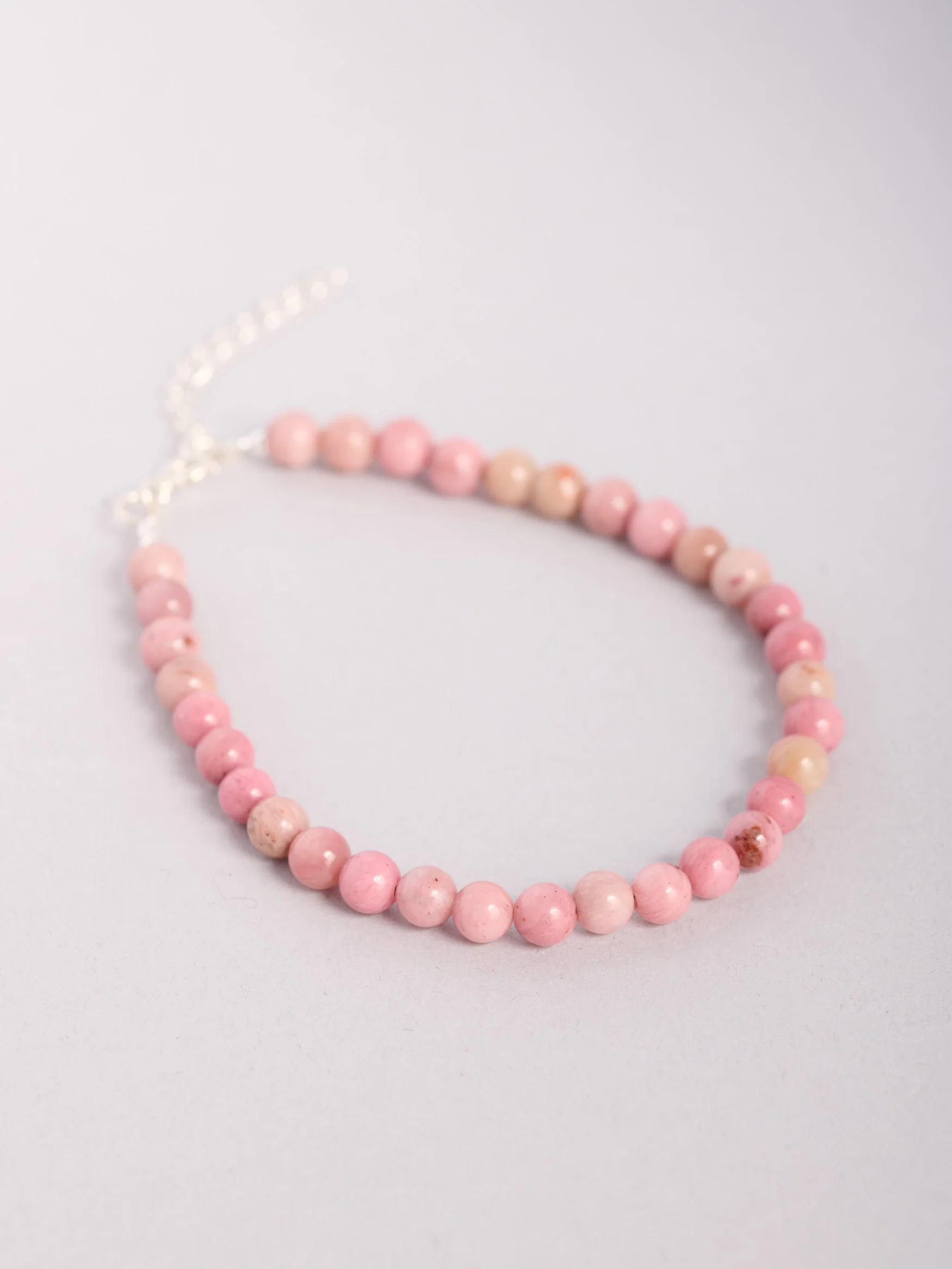 Compassion Rhodonite - Beaded Bracelet - Image 3