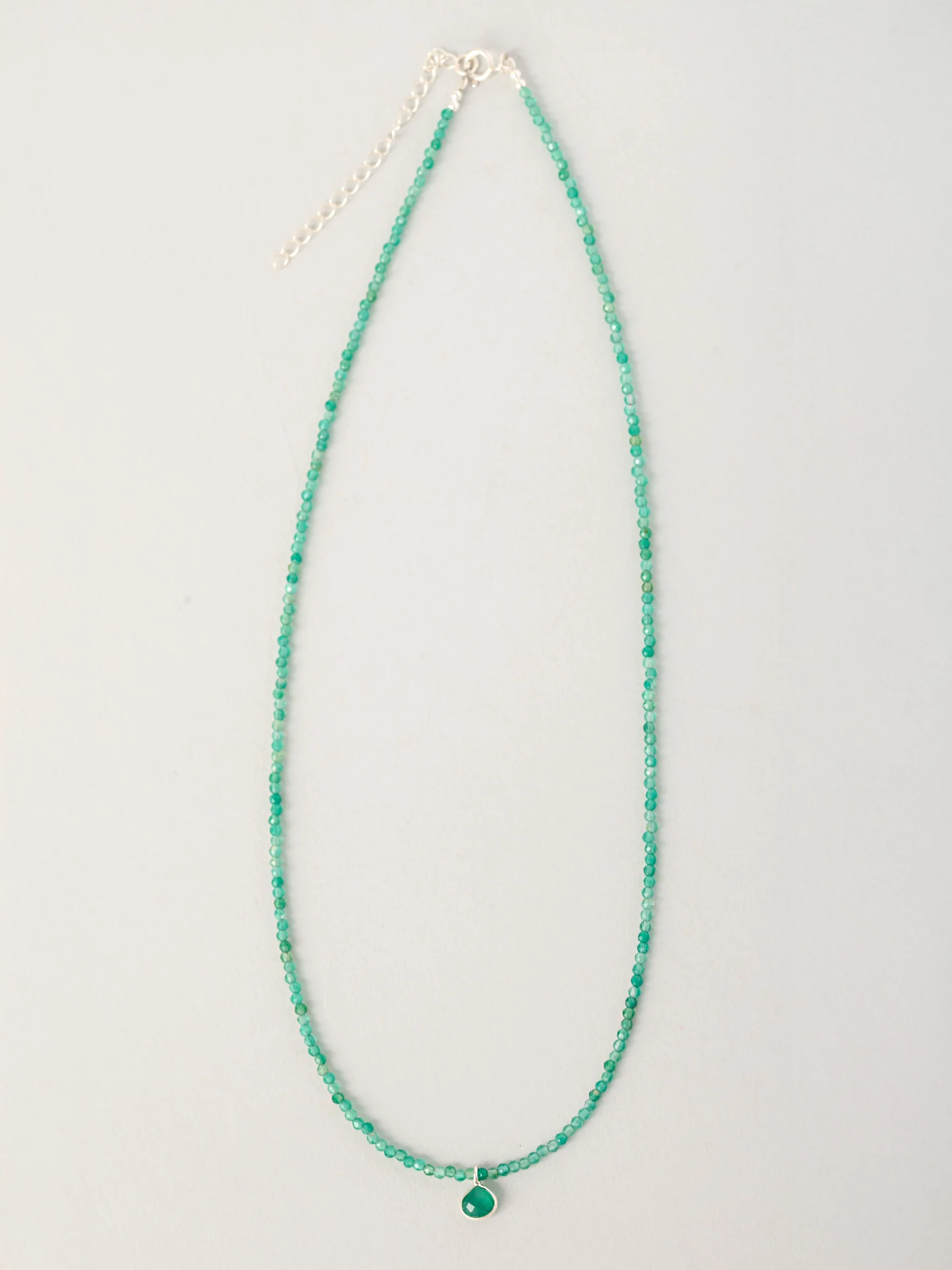 Green Onyx Mini Beads Choker - Image 4