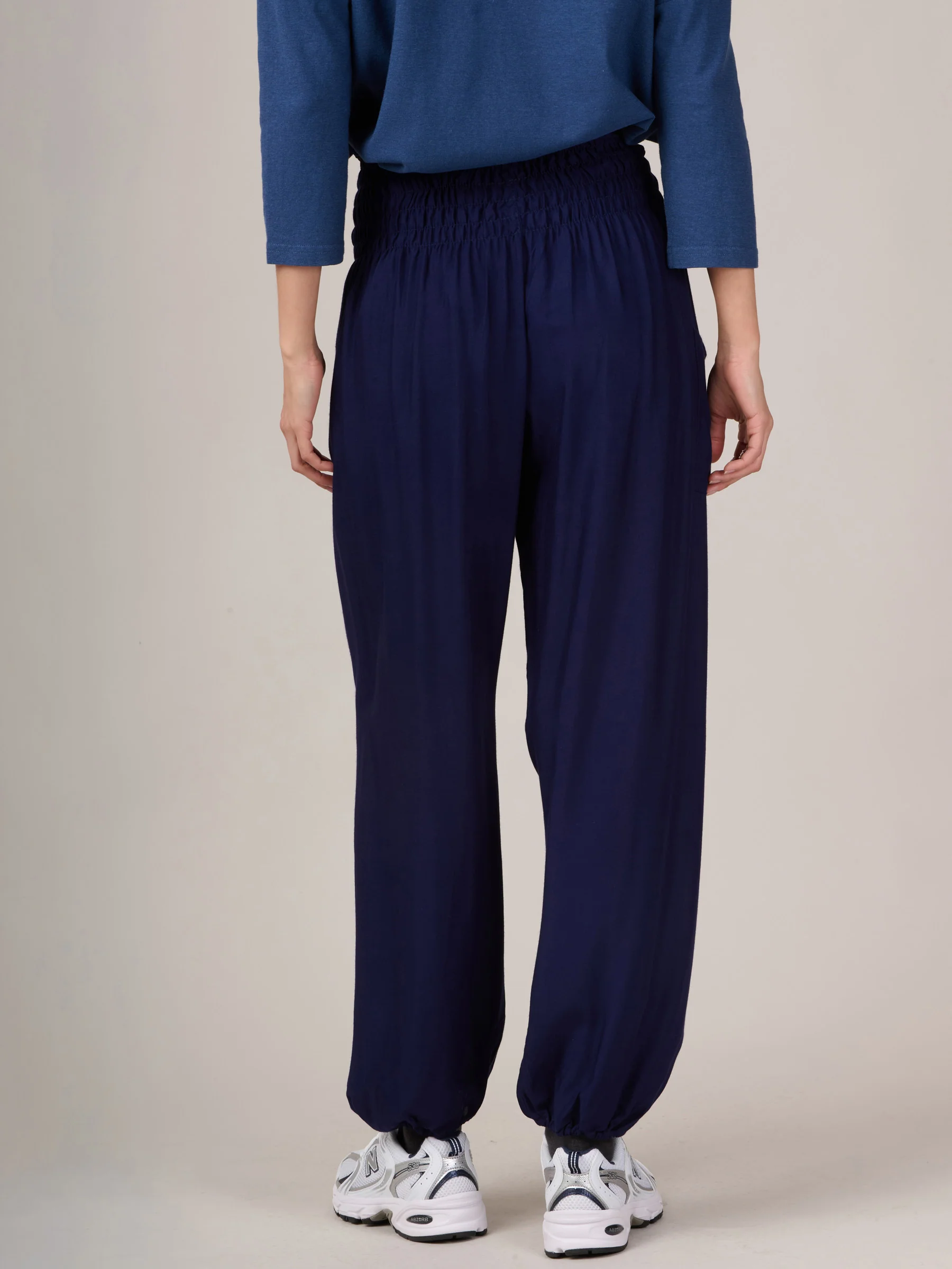 Harem Pants Original -  Plain Colour High Crotch - Superior Rayon Fabric - Image 10