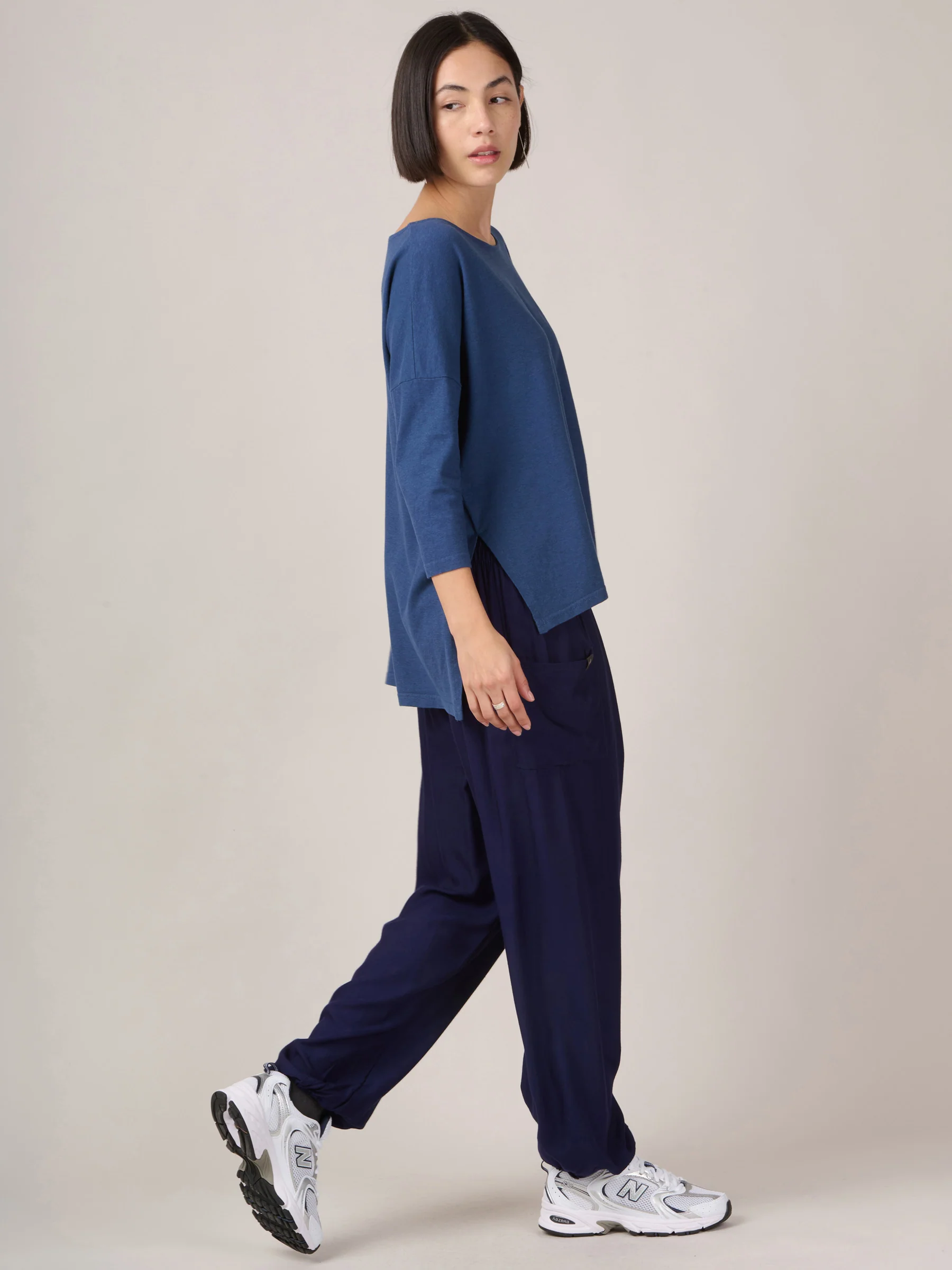 Harem Pants Original -  Plain Colour High Crotch - Superior Rayon Fabric - Image 7