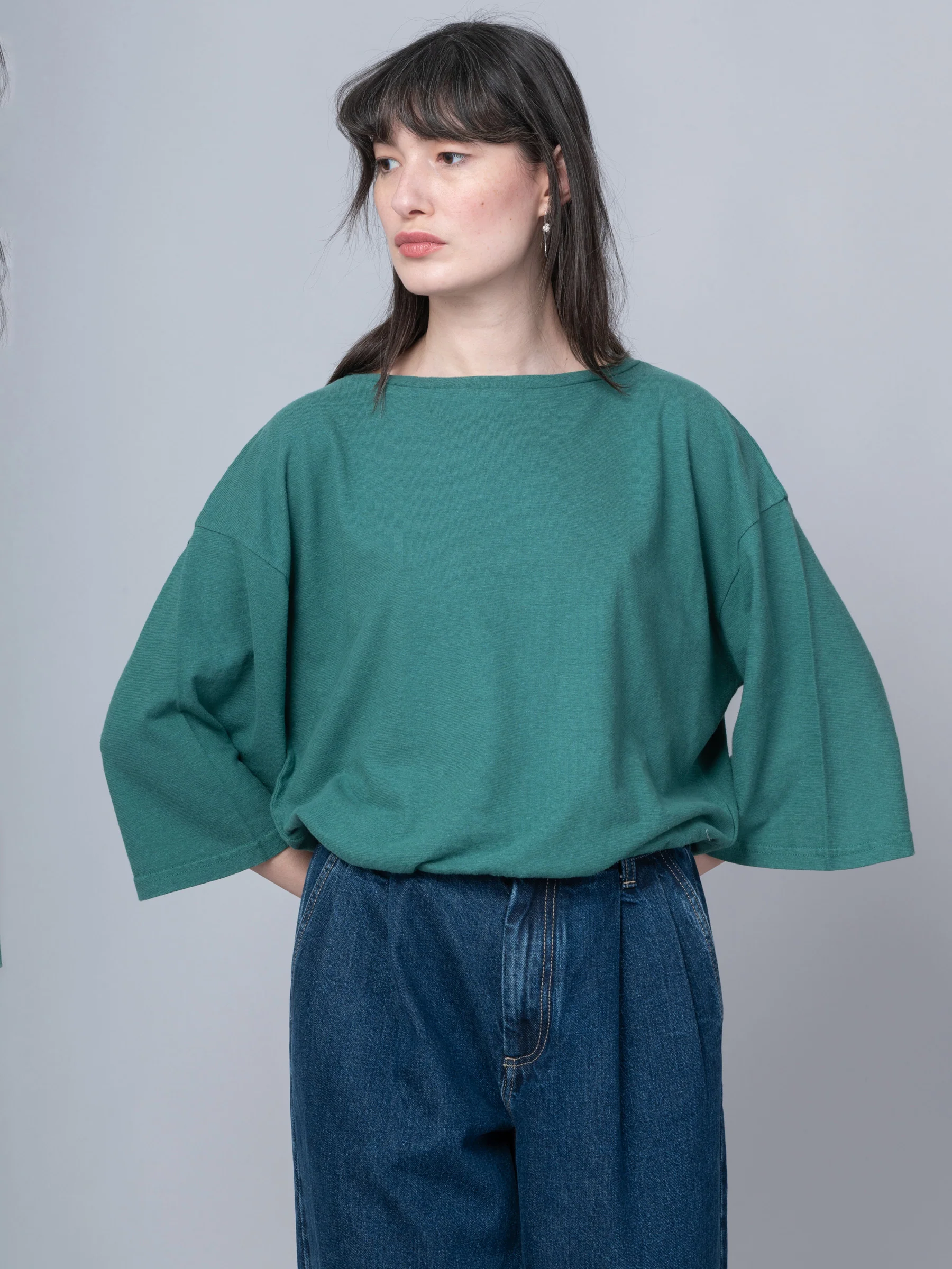 Luzon - Hemp Organic Cotton Wide Sleeve T-Shirt - Image 17
