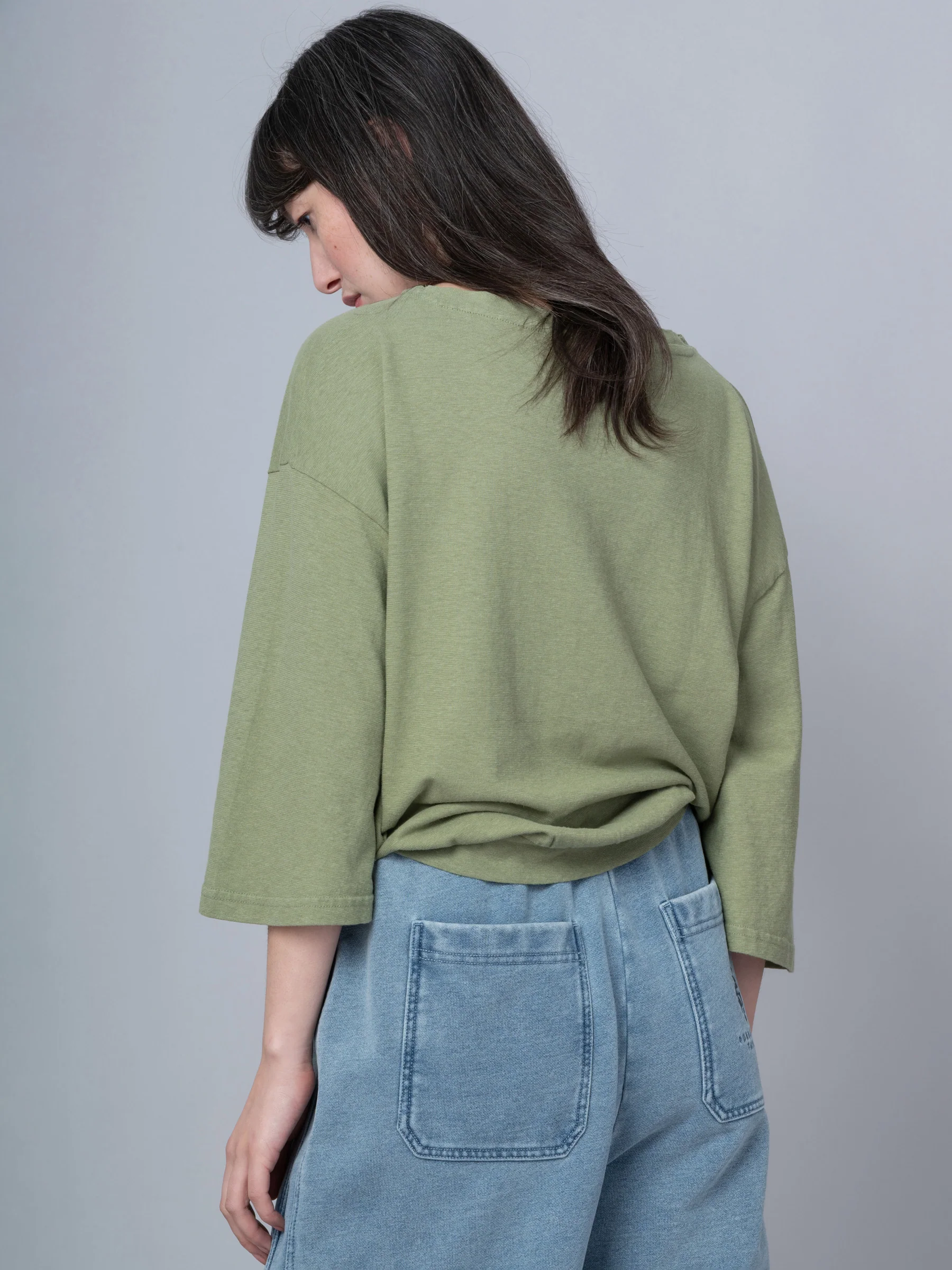 Luzon - Hemp Organic Cotton Wide Sleeve T-Shirt - Image 27