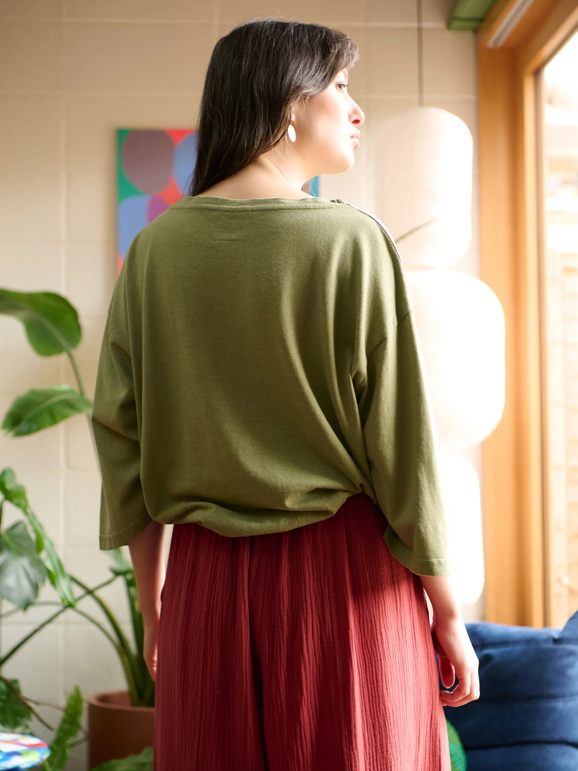 Luzon - Hemp Organic Cotton Wide Sleeve T-Shirt - Image 29