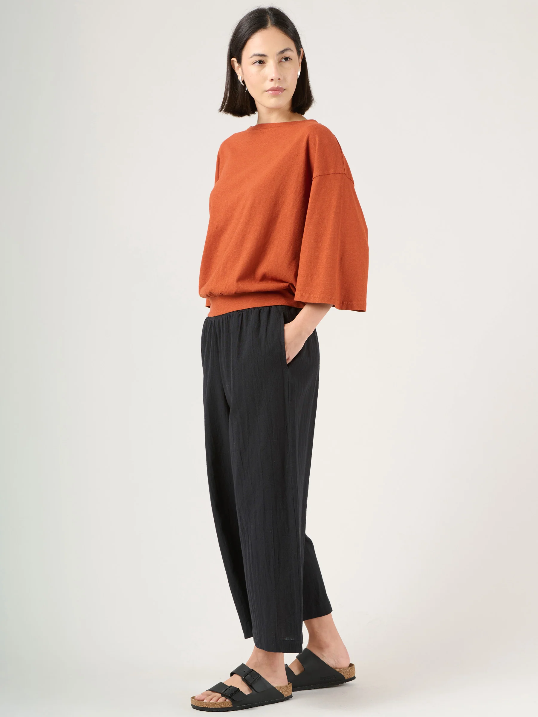 Luzon - Hemp Organic Cotton Wide Sleeve T-Shirt - Image 34