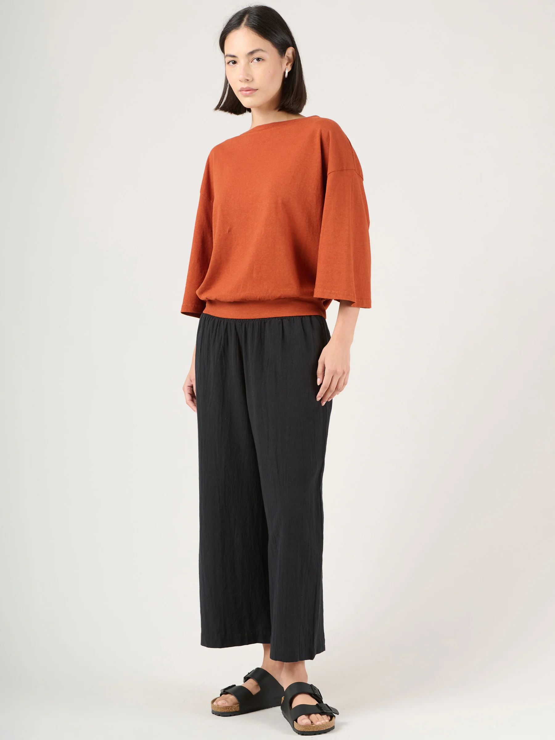 Luzon - Hemp Organic Cotton Wide Sleeve T-Shirt - Image 36