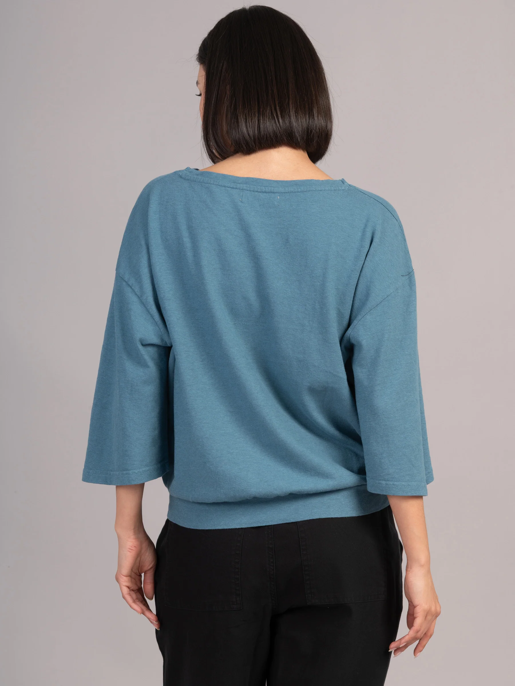 Luzon - Hemp Organic Cotton Wide Sleeve T-Shirt - Image 4