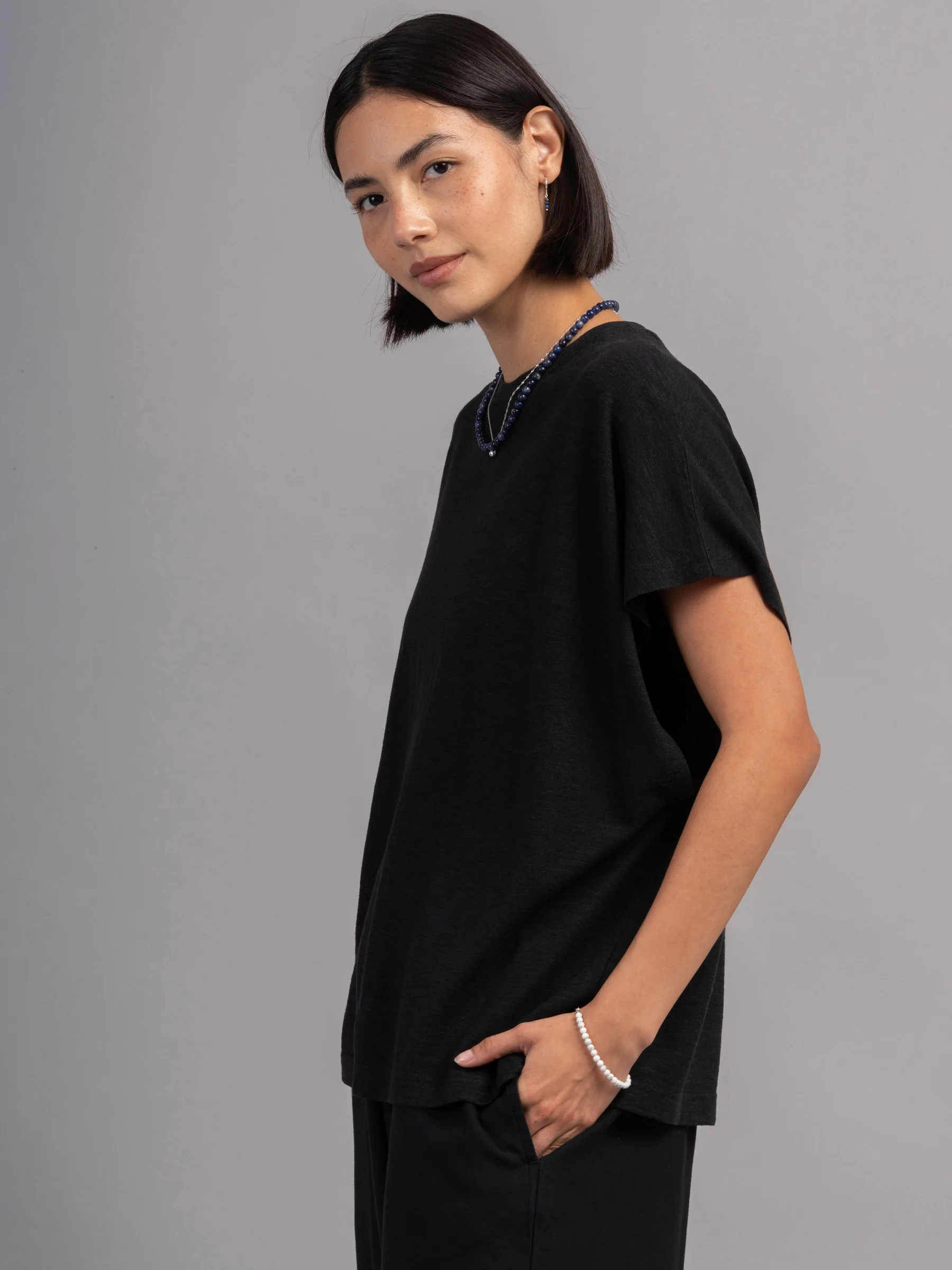 Sumba - Hemp Cotton Slub T-shirt - Image 12