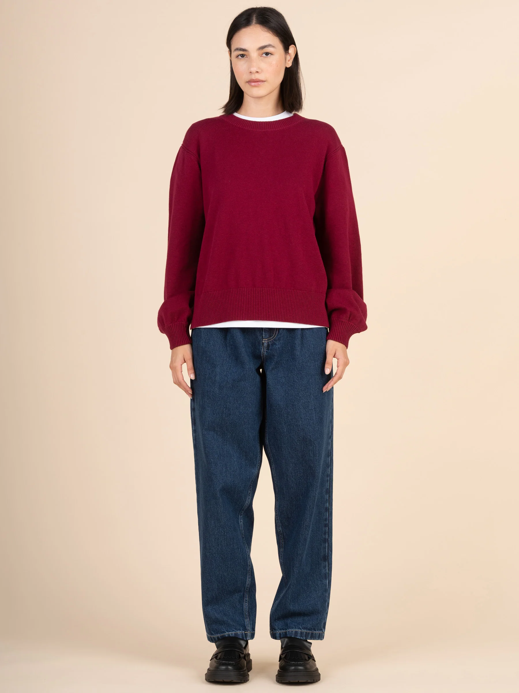 Eigg - Denim Pleated Jeans - Image 9