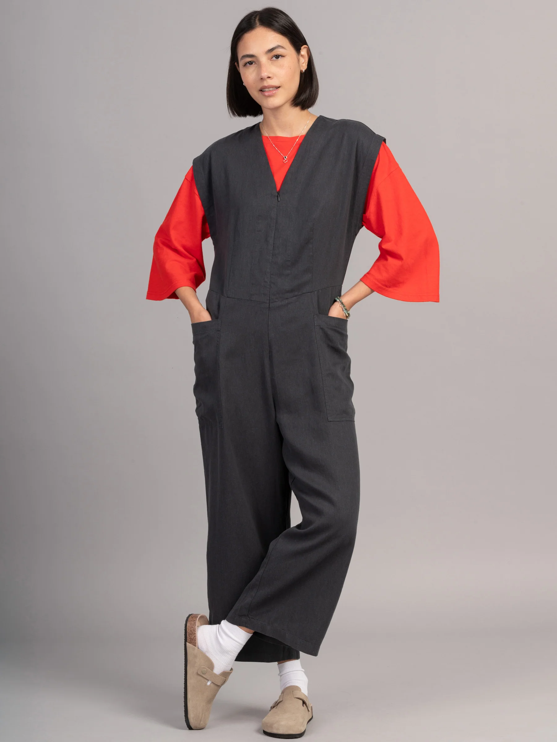 Okino - Hemp Tencel Twill Jumpsuit - Image 5