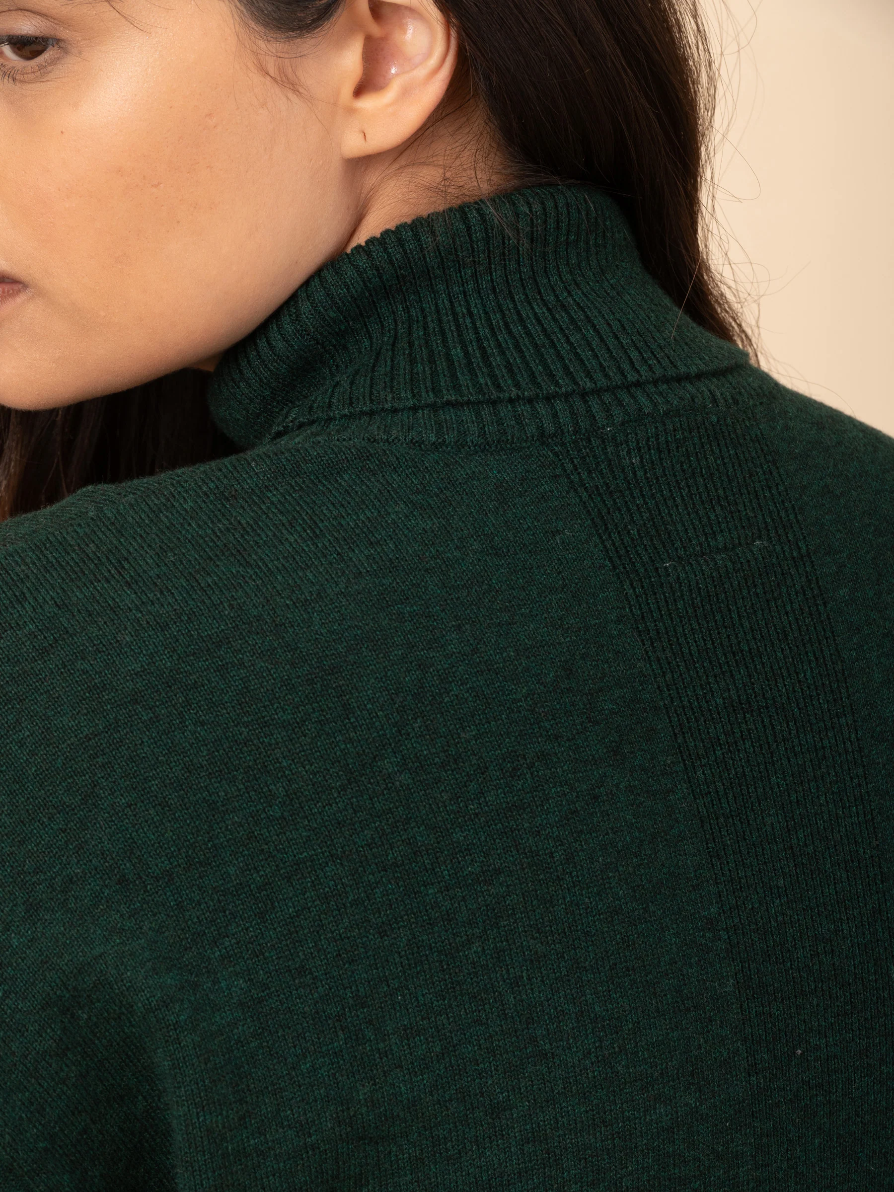 Kume - Cotton Cashmere Blend Turtle Neck Sweater - Image 6