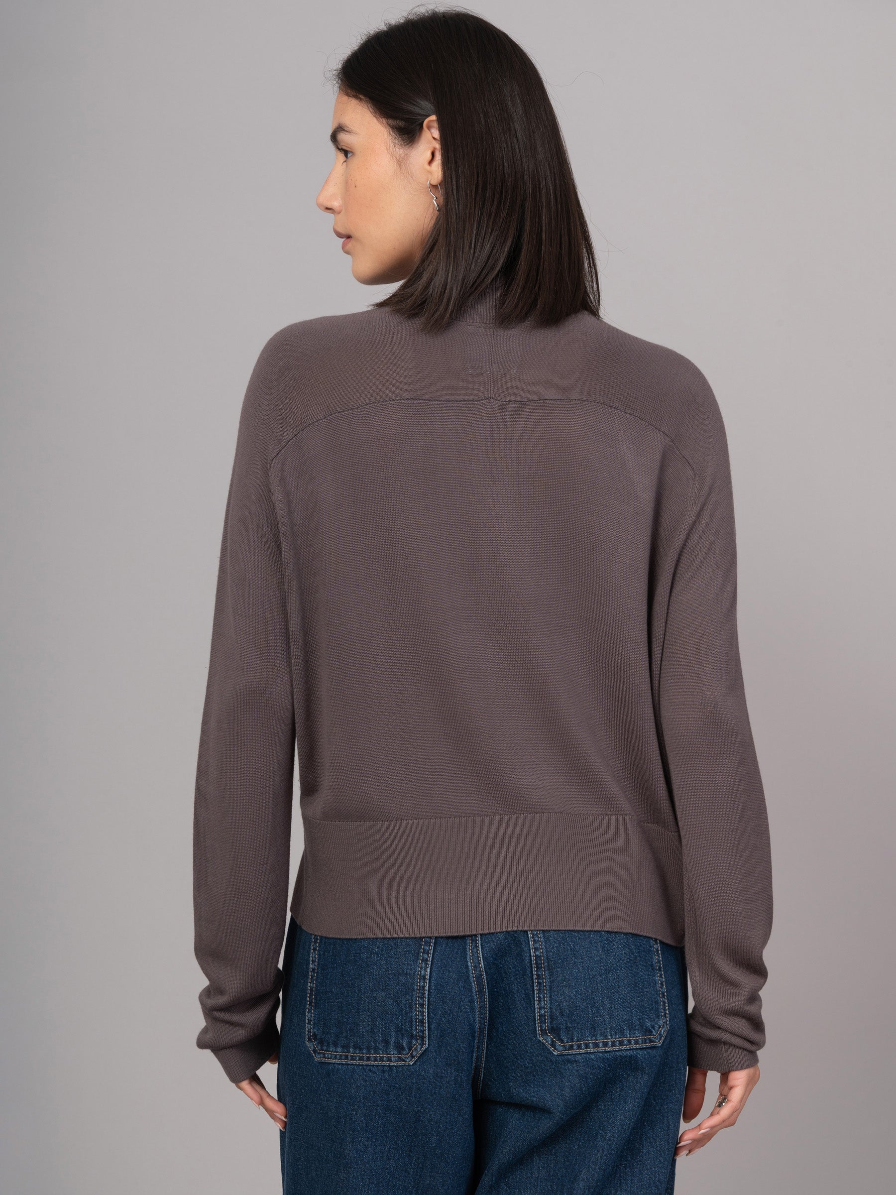 Lanka - Bamboo Viscose High Neck Sweater With Shoulder Yoke - Image 13