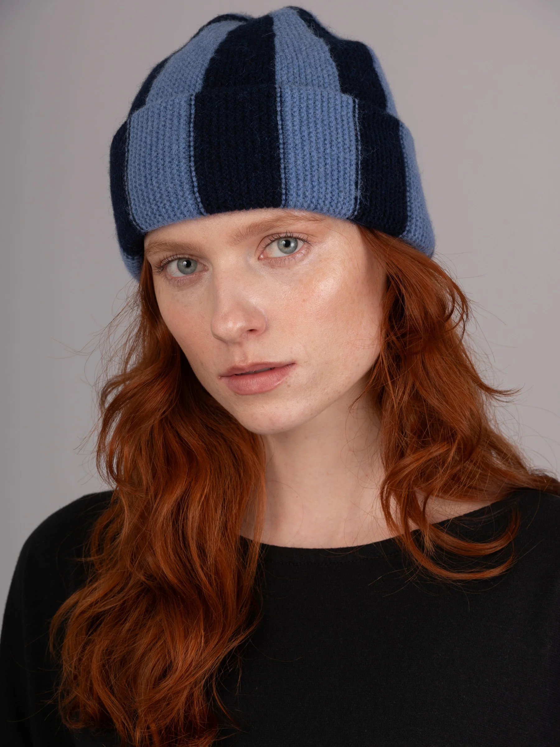 Laut - Pure Alpaca Vertical Striped Beanies - Image 5