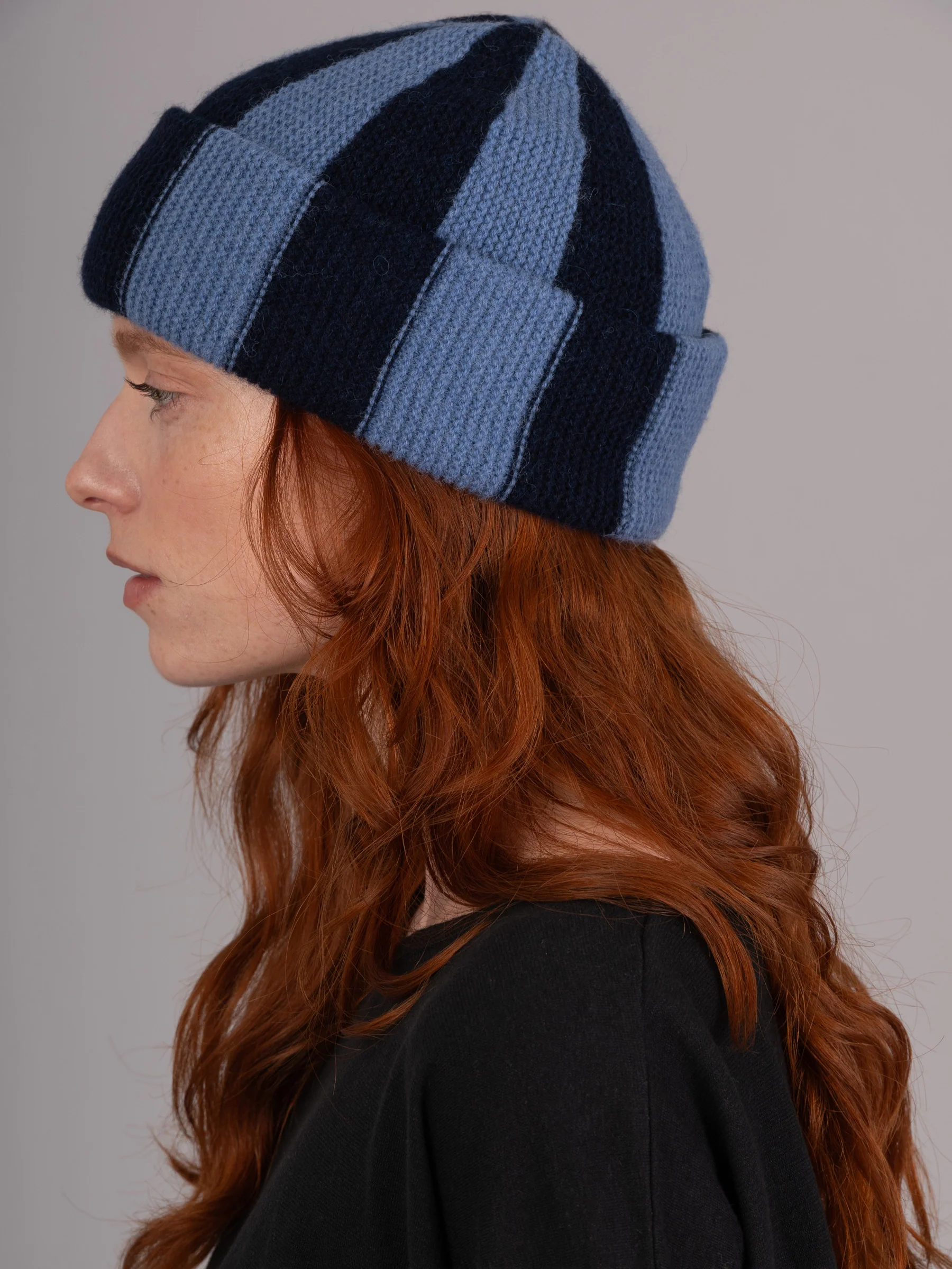 Laut - Pure Alpaca Vertical Striped Beanies - Image 6