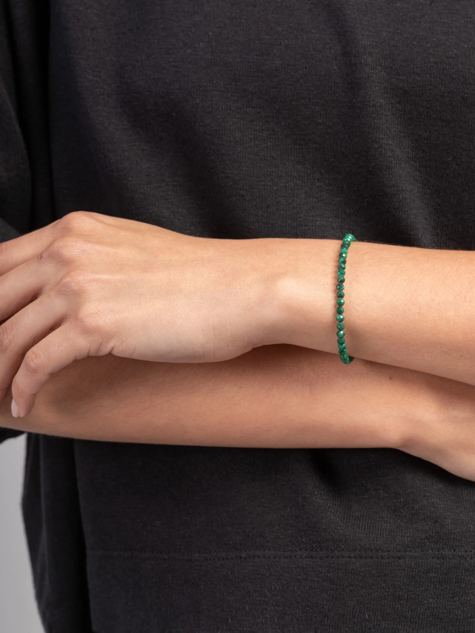 Malachite Mini Beads Bracelet - Image 3