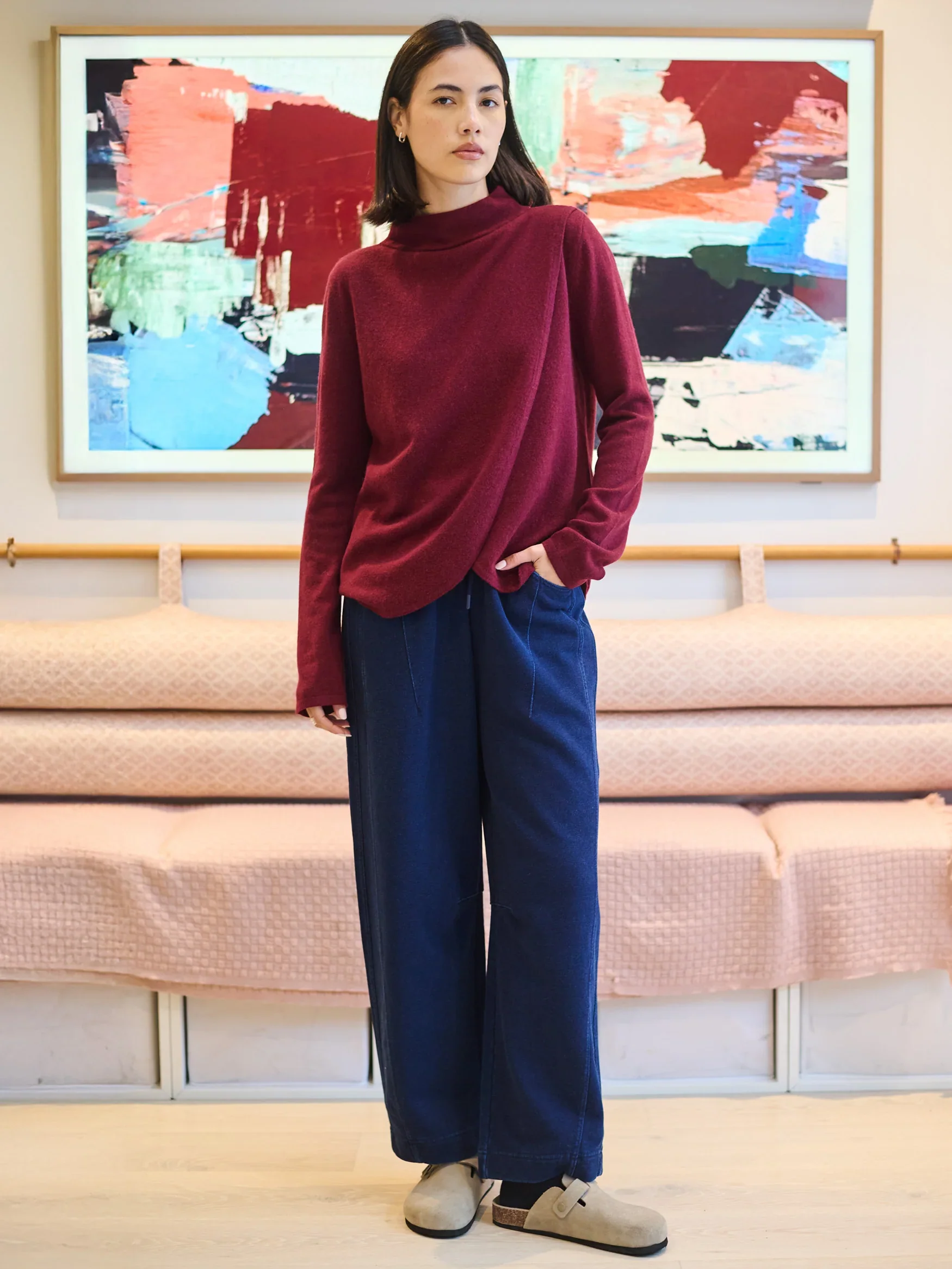 Iona - Merino Wool Bamboo Blend Sweater - Image 3