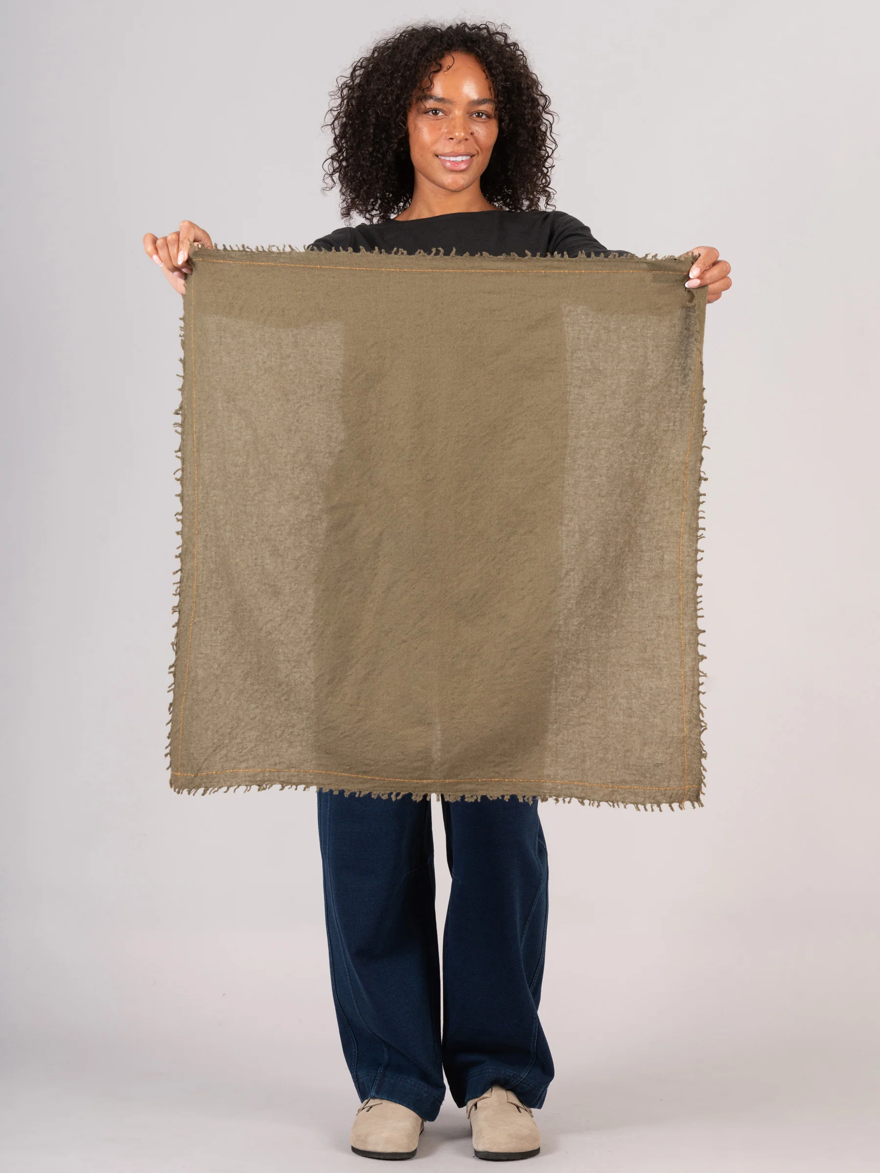 Pure Wool Square Scarf - Image 10