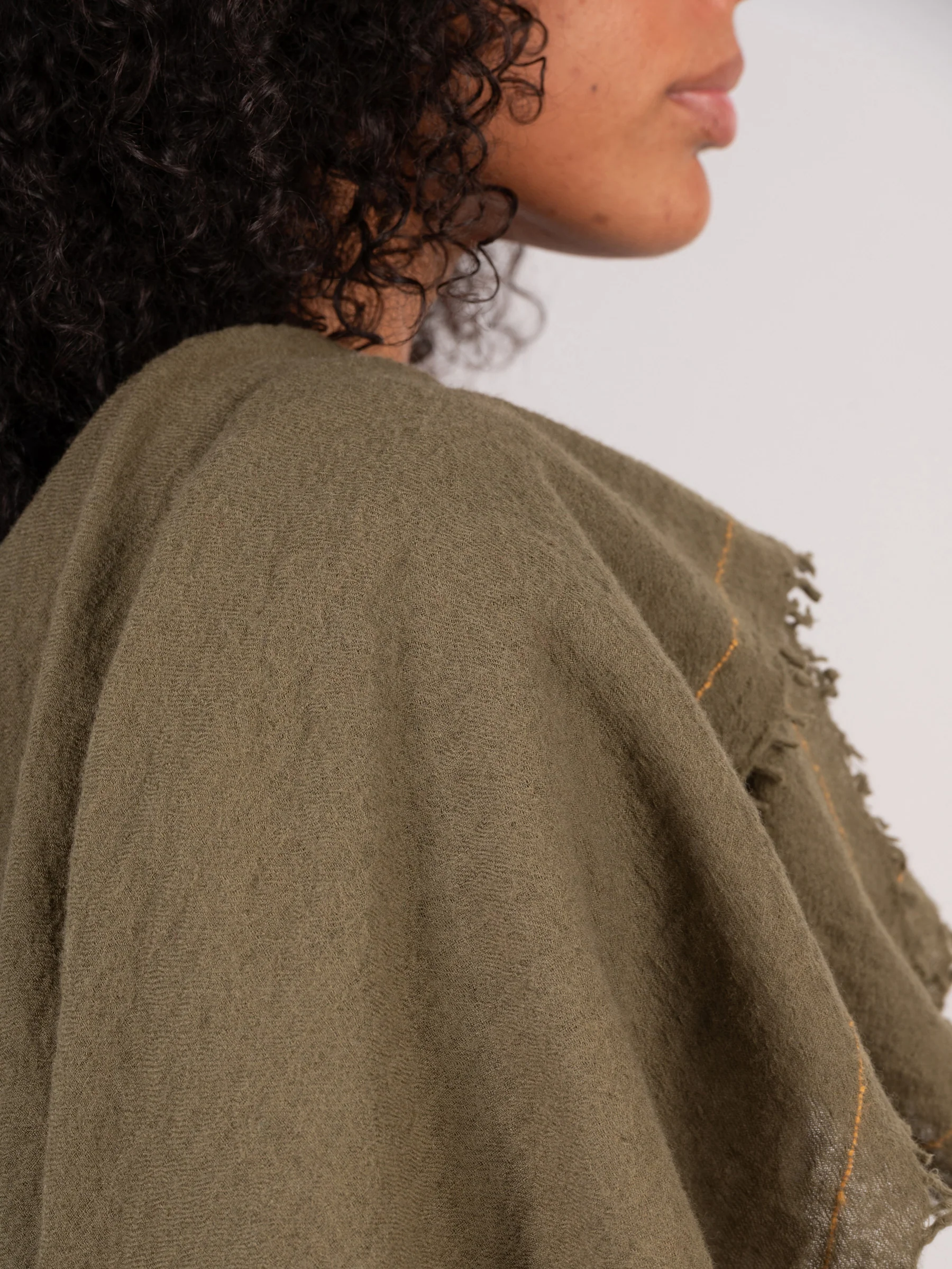 Pure Wool Square Scarf - Image 13