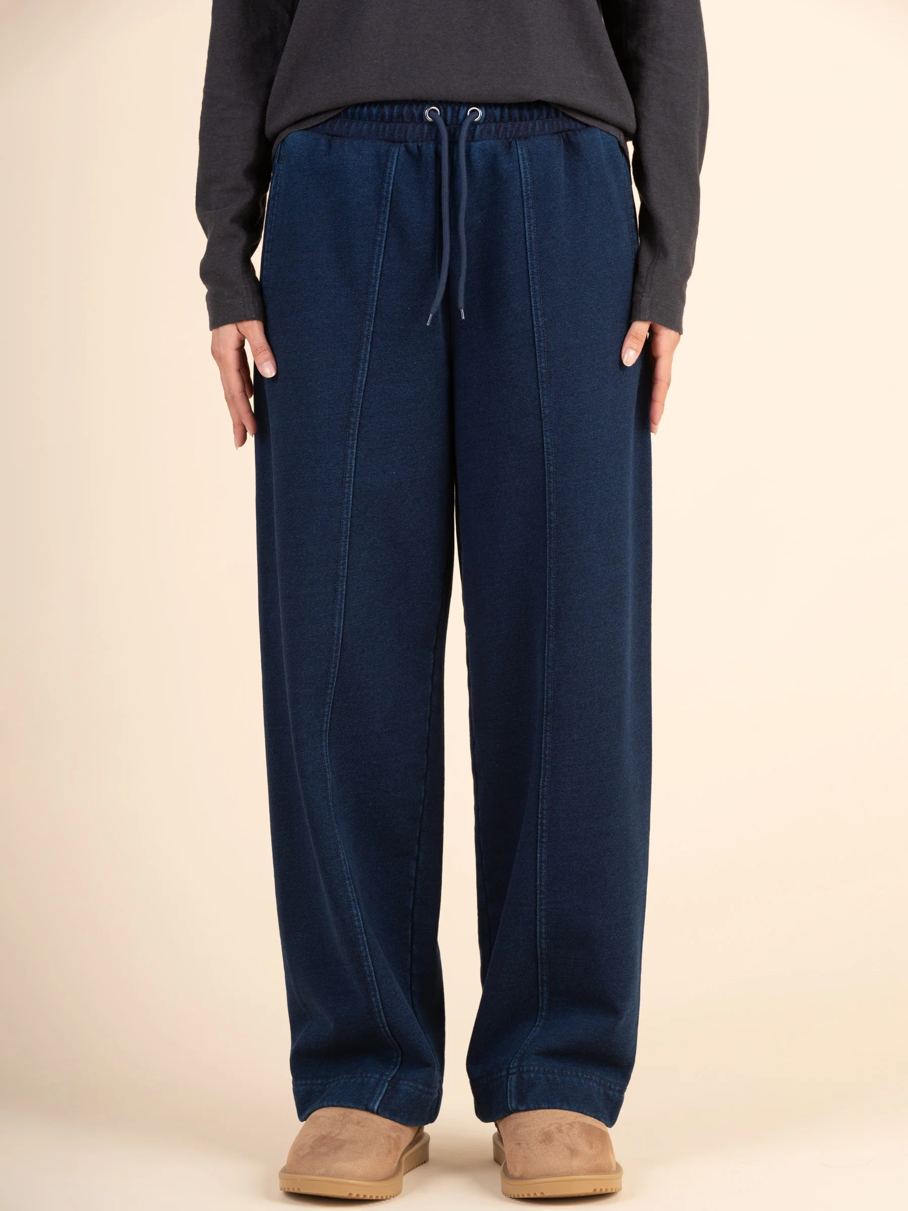 Sable - Denim Wash French Terry Straight Leg Trousers - Image 11