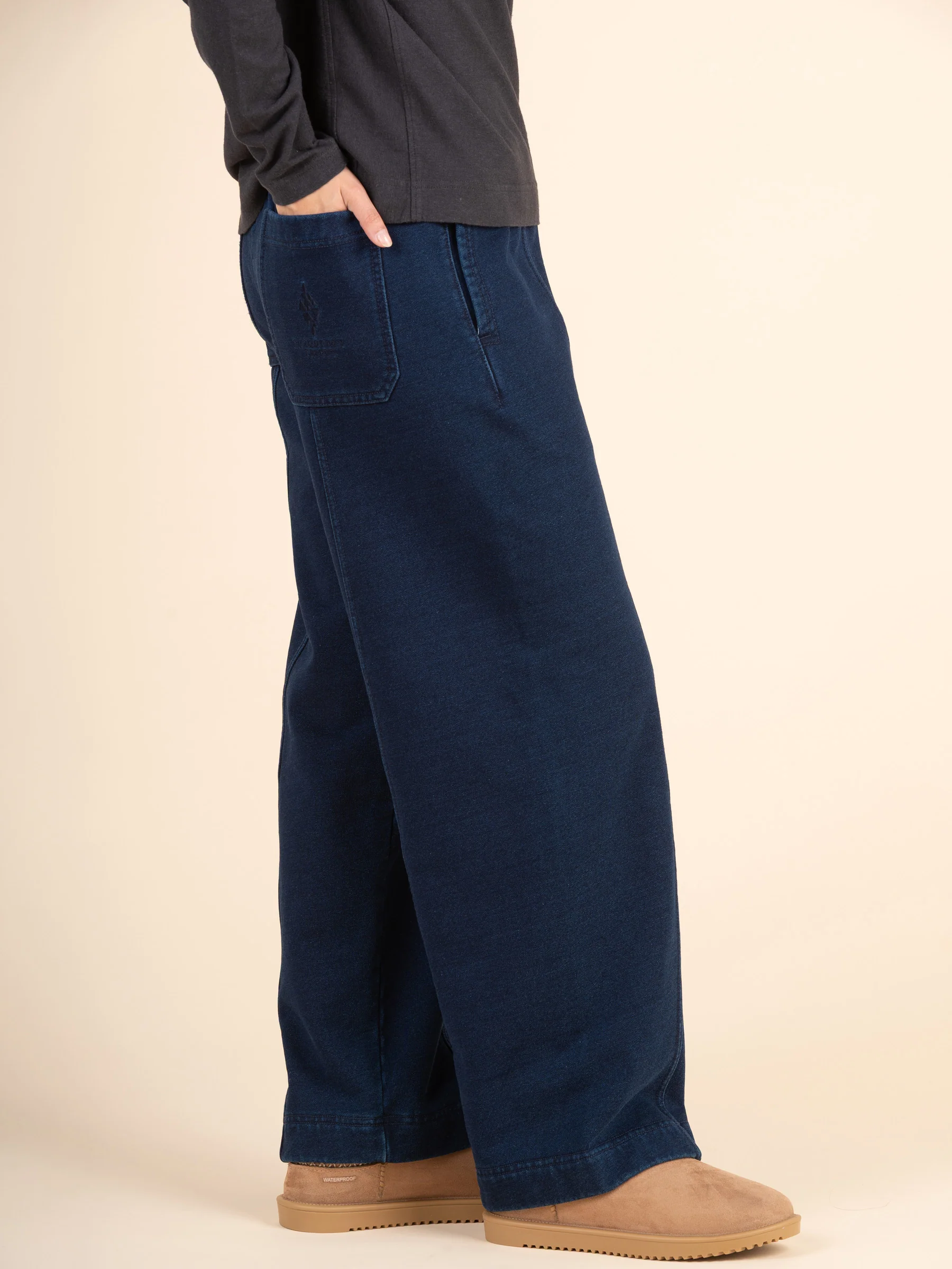 Sable - Denim Wash French Terry Straight Leg Trousers - Image 16