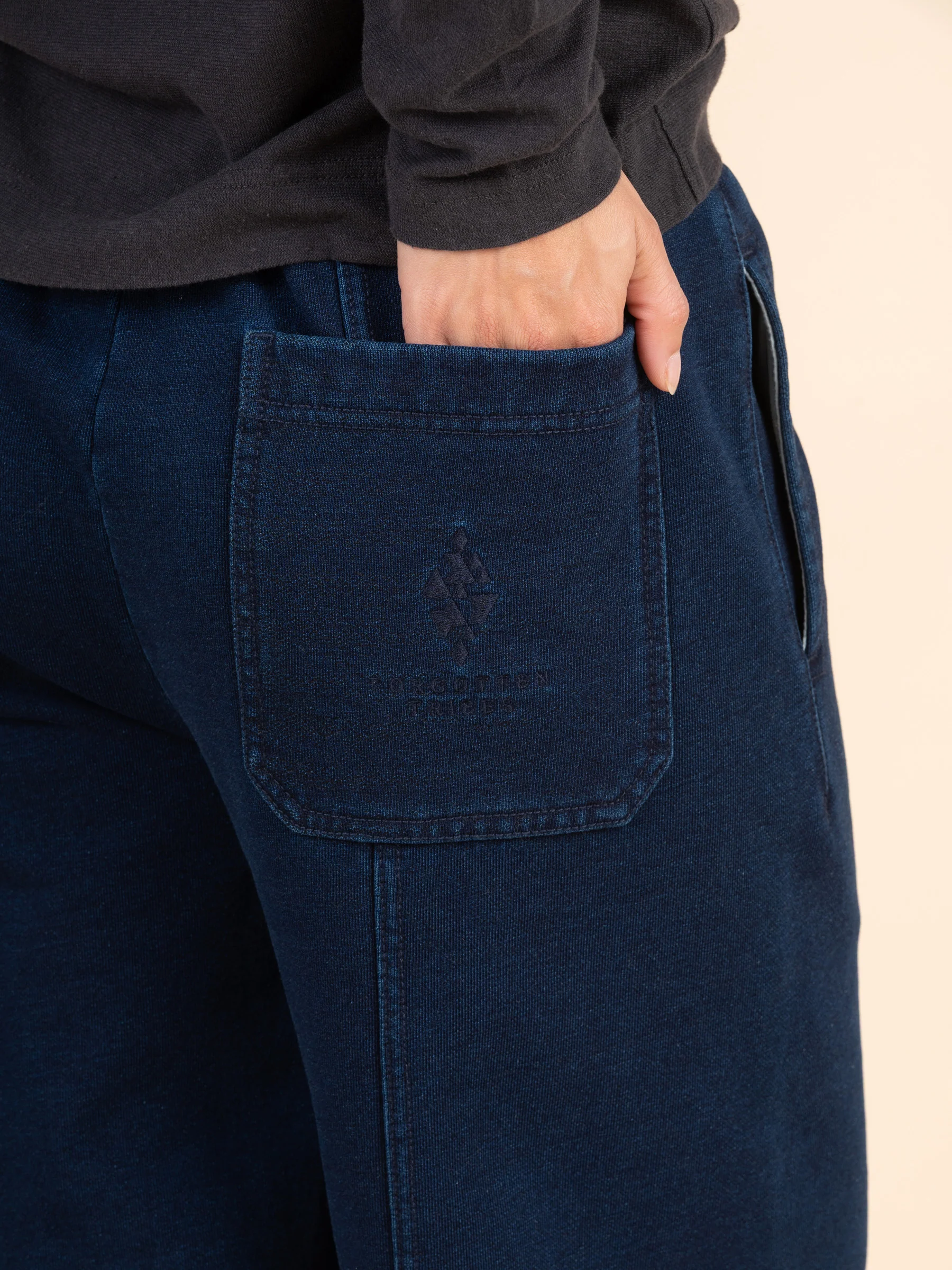 Sable - Denim Wash French Terry Straight Leg Trousers - Image 17