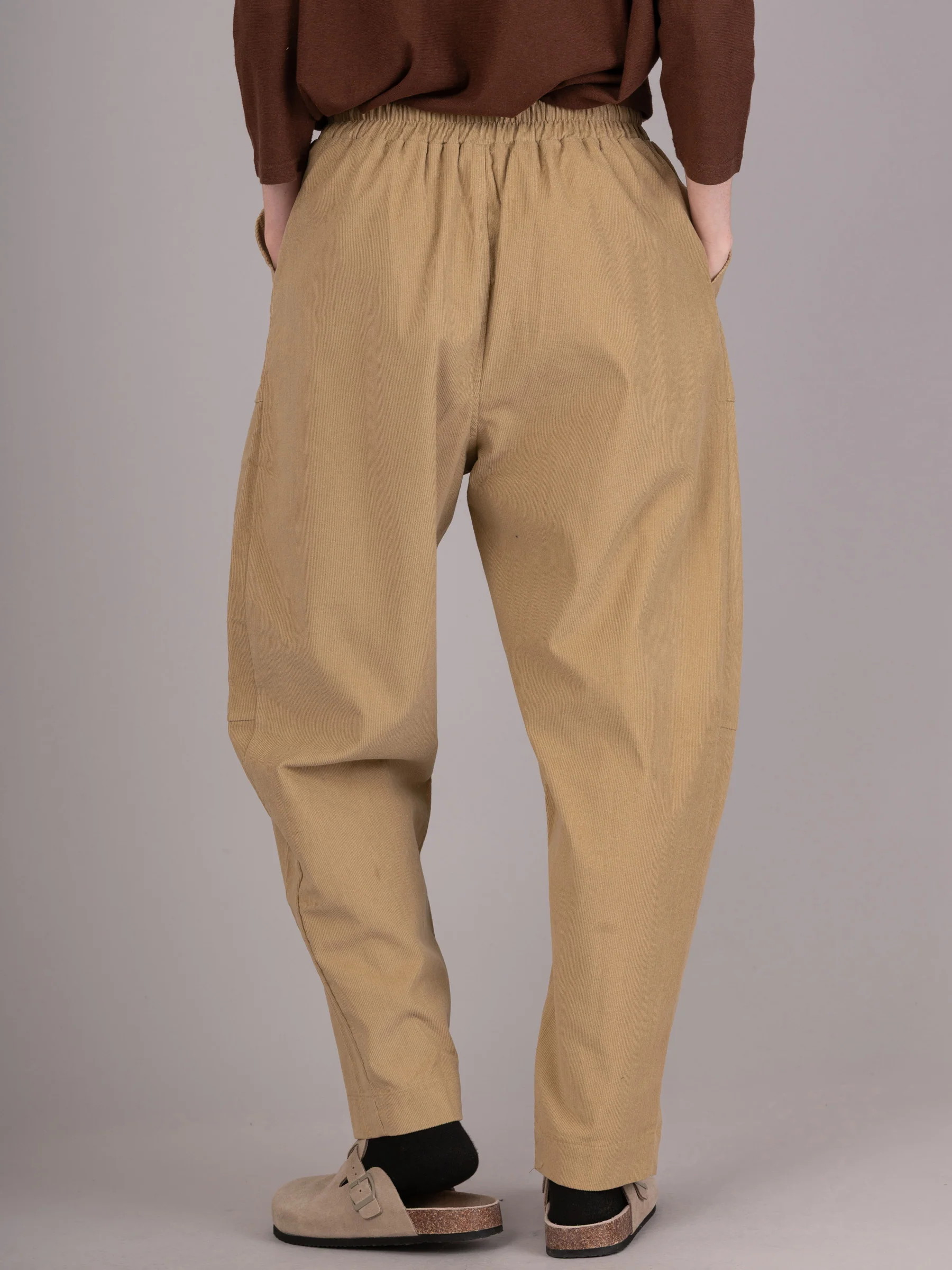 Sado -  Cotton Needlecord Tapered Trousers - Image 20