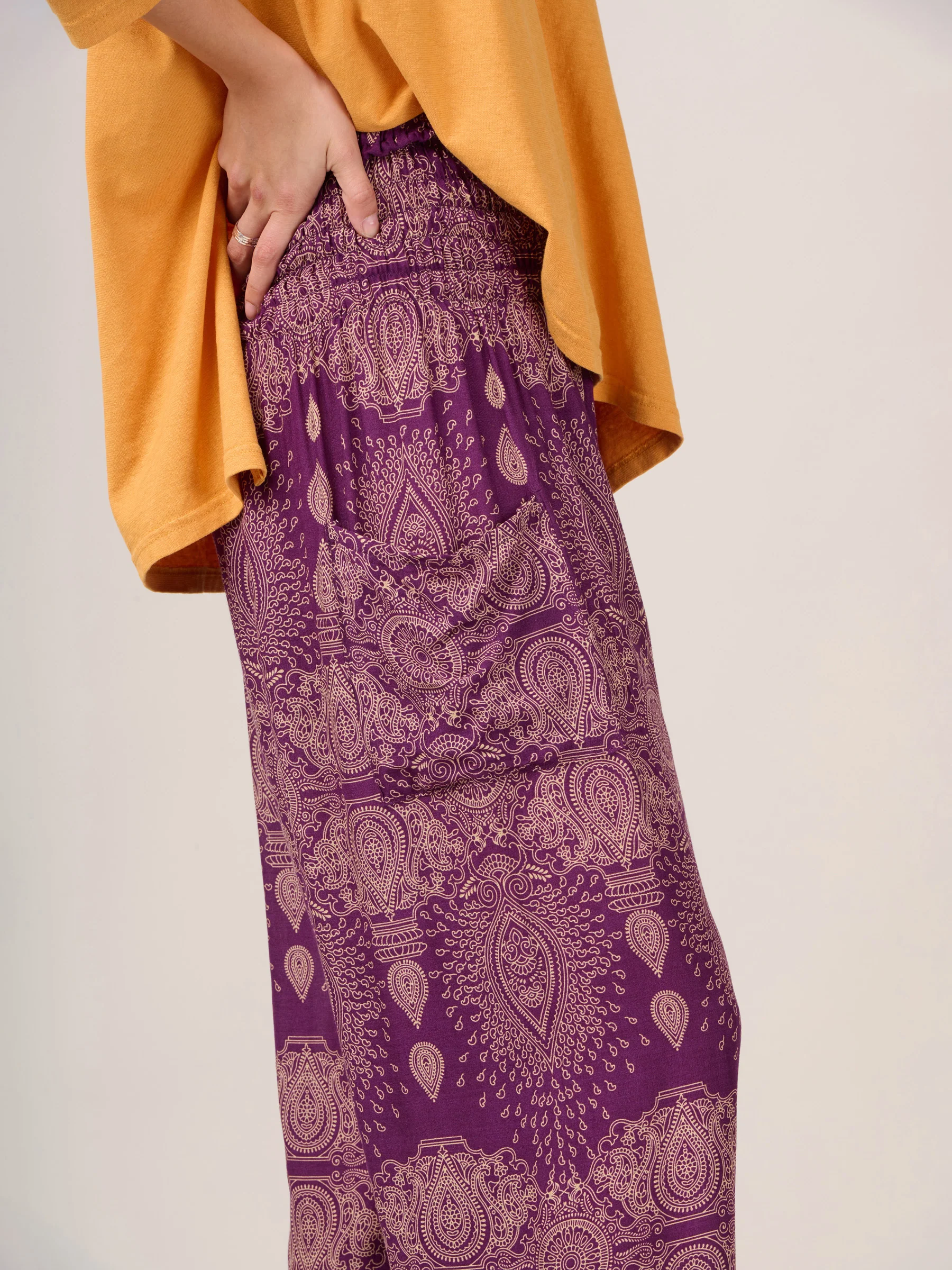 Harem Pants Original - Teardrop Mandala High Crotch - Image 5