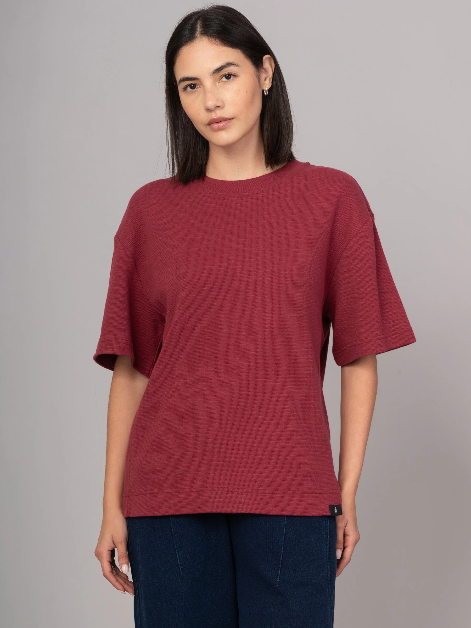 Vigo 1 - Waffle Cotton Short Sleeve T-shirt - Image 6