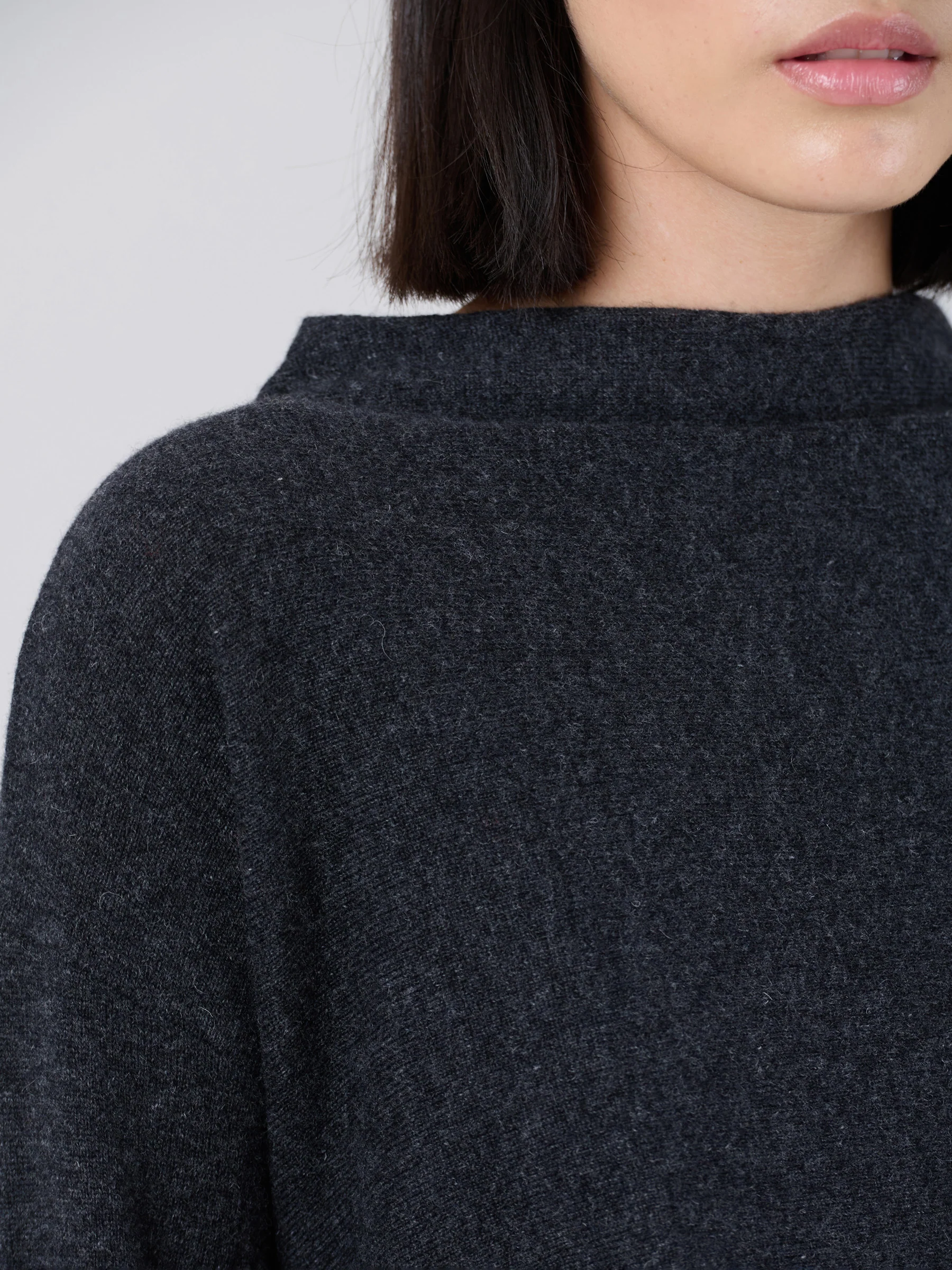 Merino Wool Bamboo Blend Waterfall Sweater - Image 6