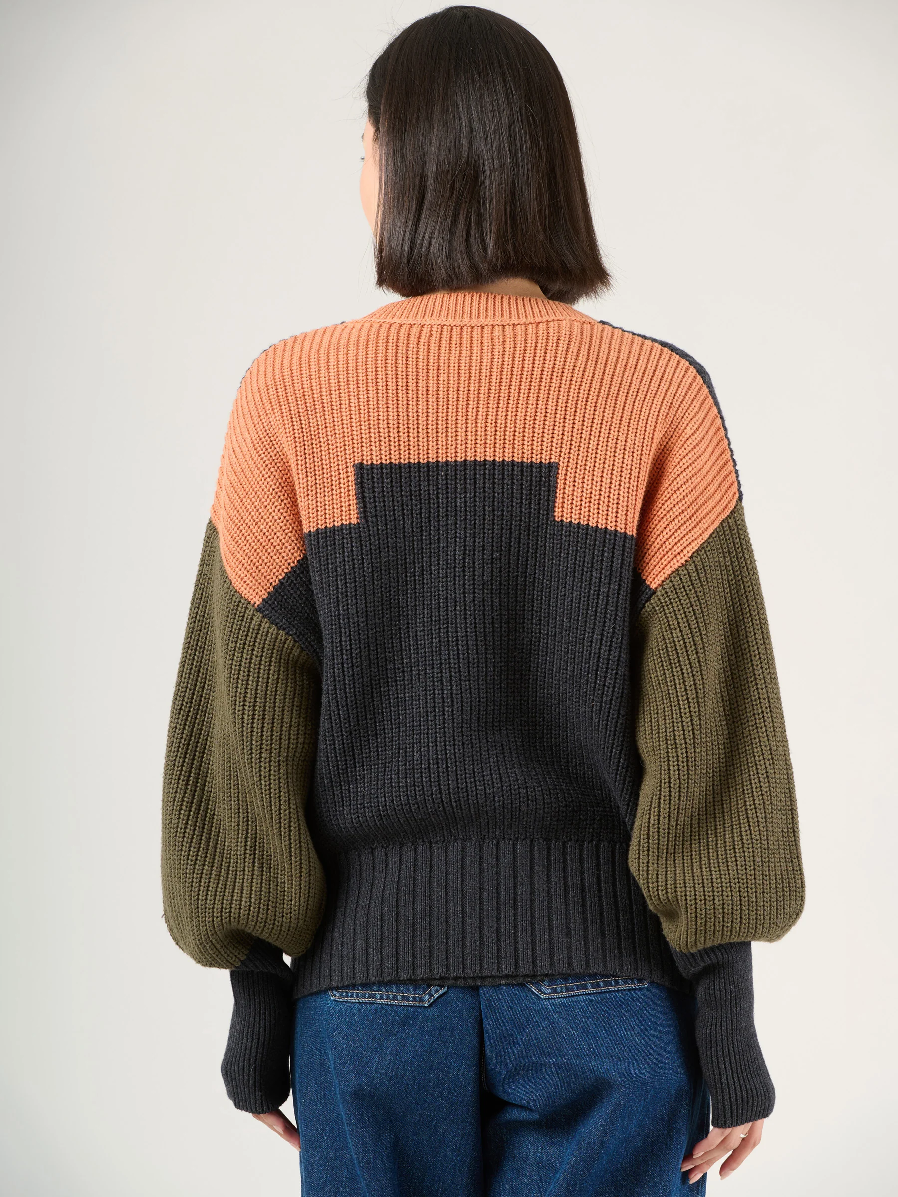 Nikko - Wool Cotton Blend Cardigan - Image 4