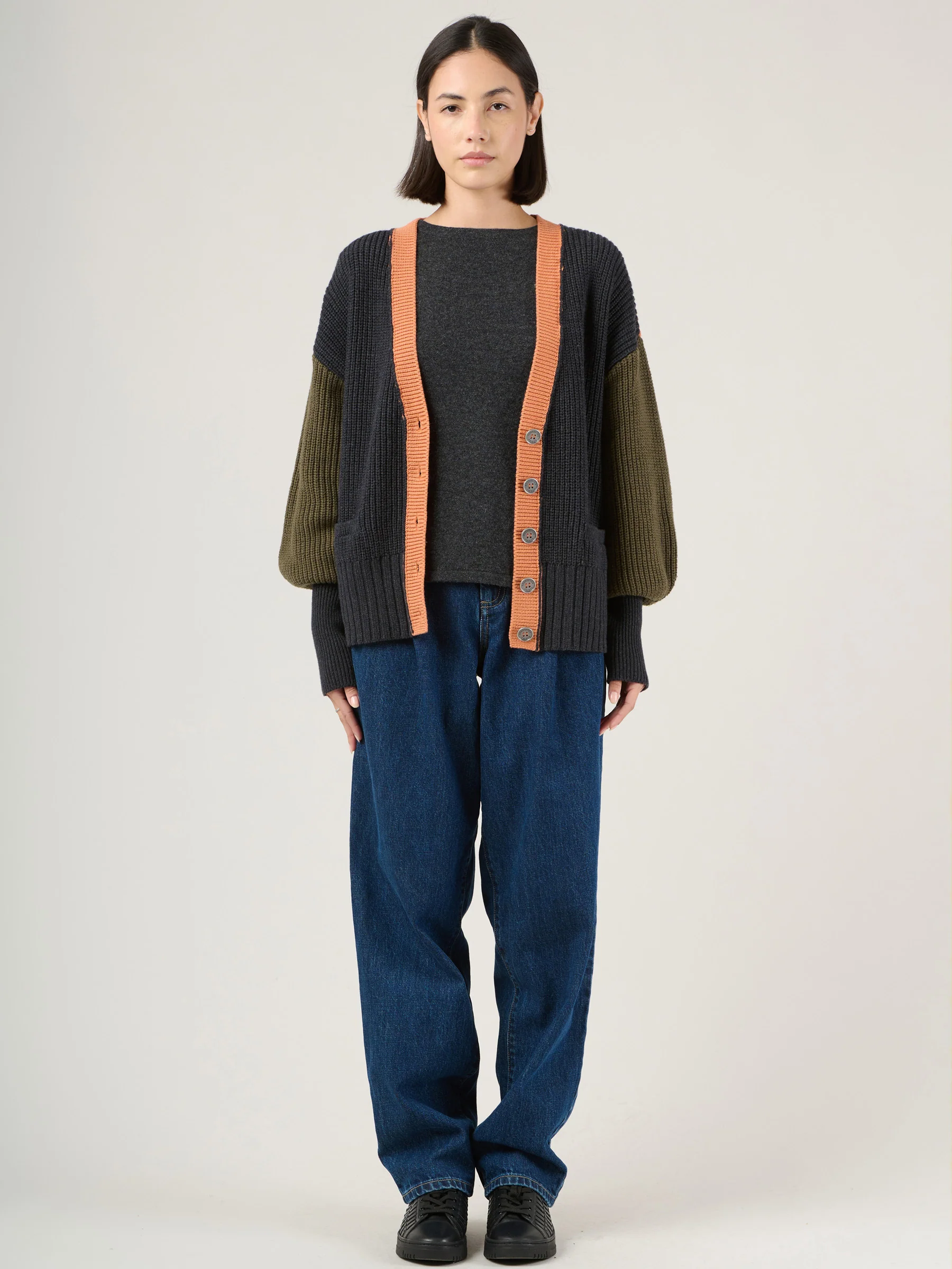 Nikko - Wool Cotton Blend Cardigan - Image 5