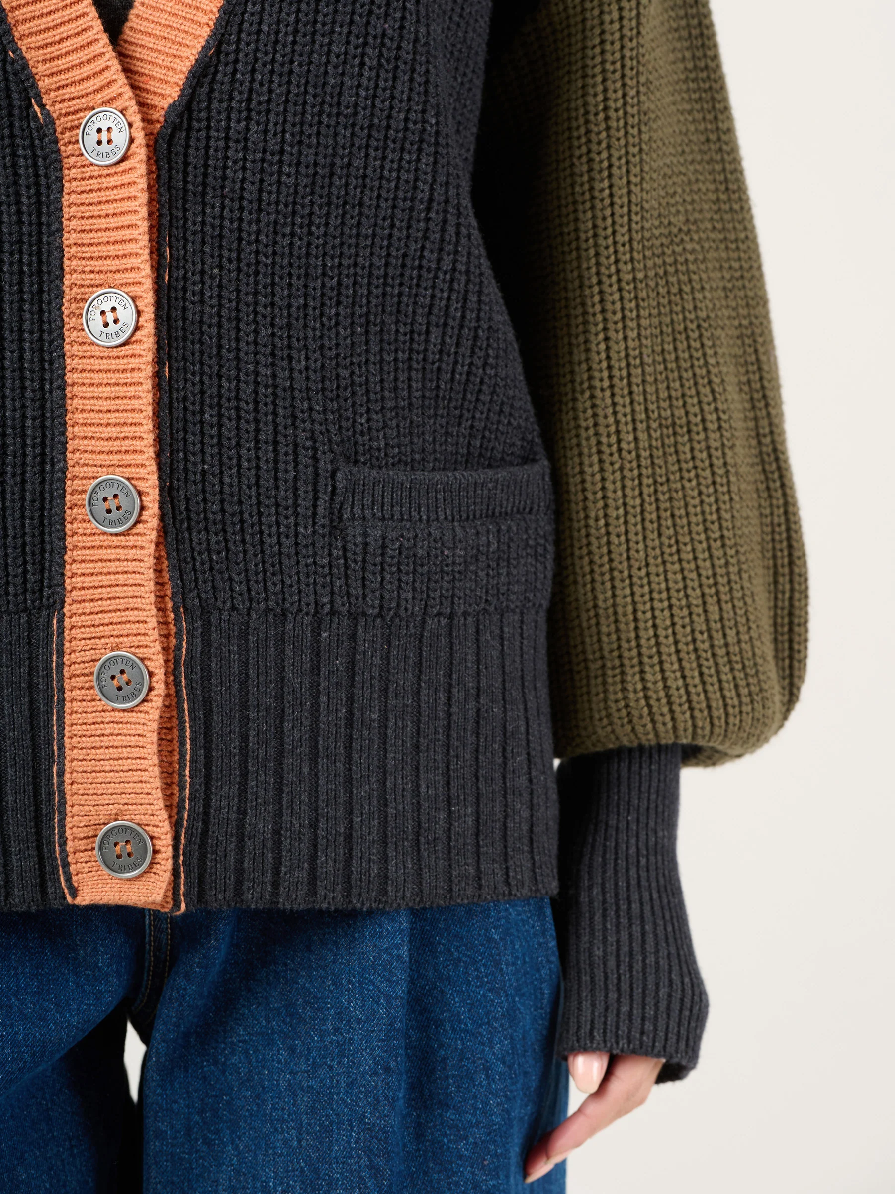 Nikko - Wool Cotton Blend Cardigan - Image 7