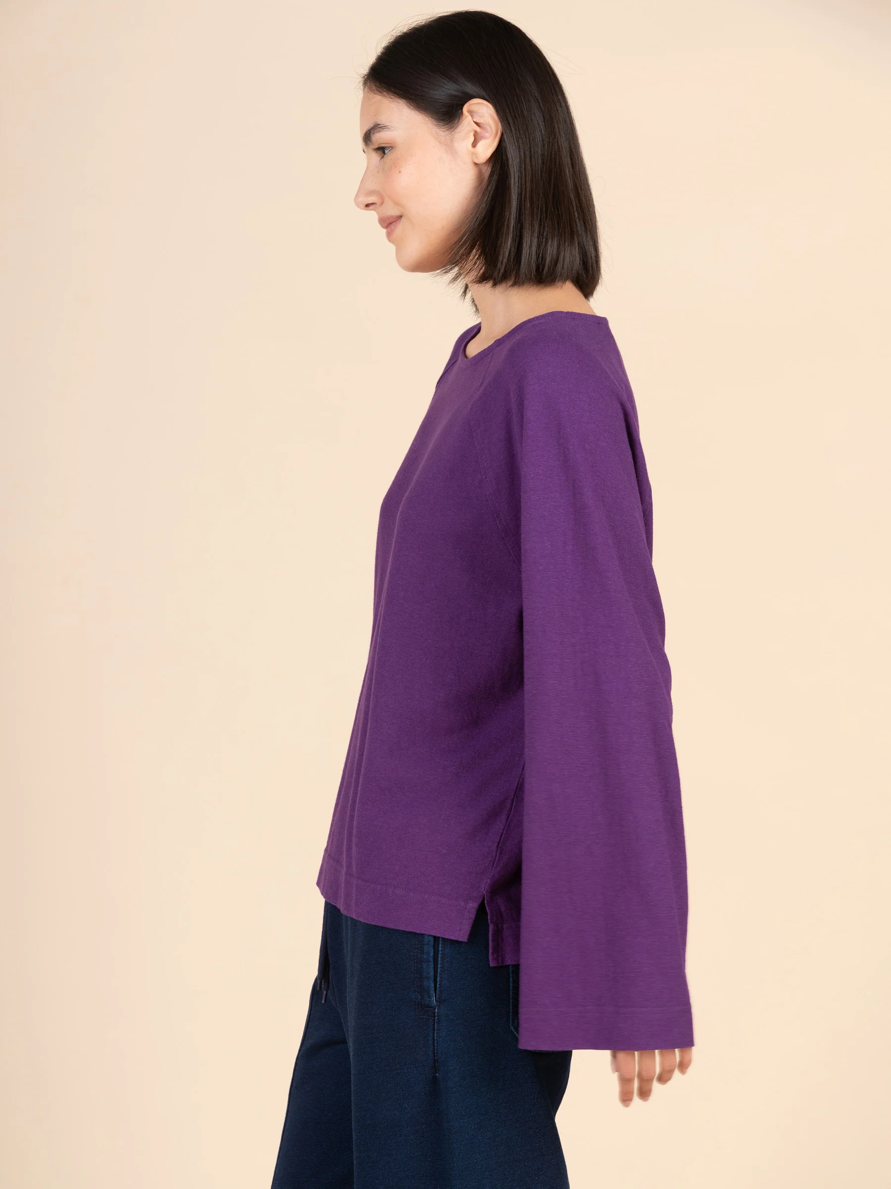 Yasai 2 - Hemp Organic Cotton Raglan Wide Sleeve T-shirt - Image 15