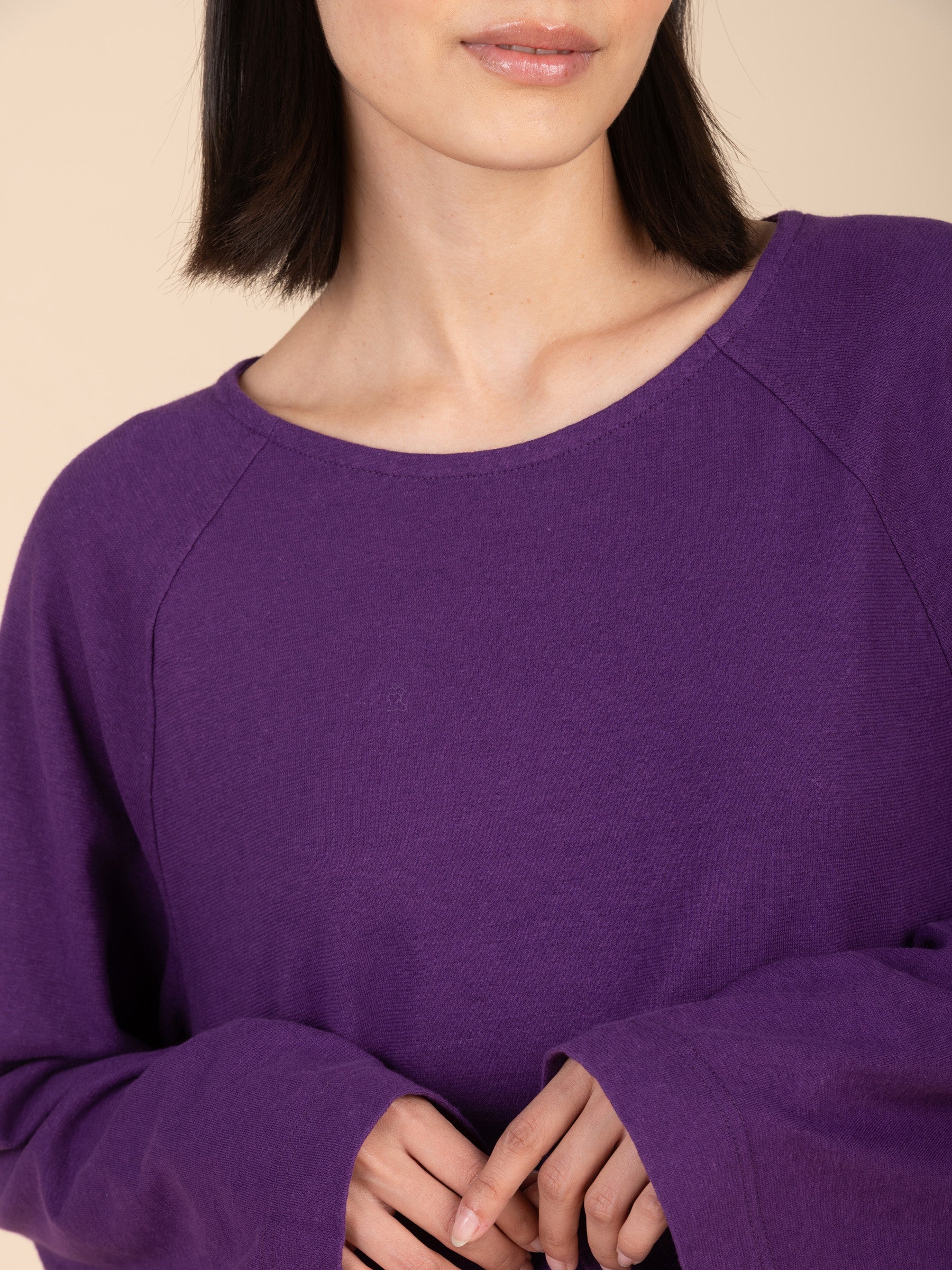 Yasai 2 - Hemp Organic Cotton Raglan Wide Sleeve T-shirt - Image 17
