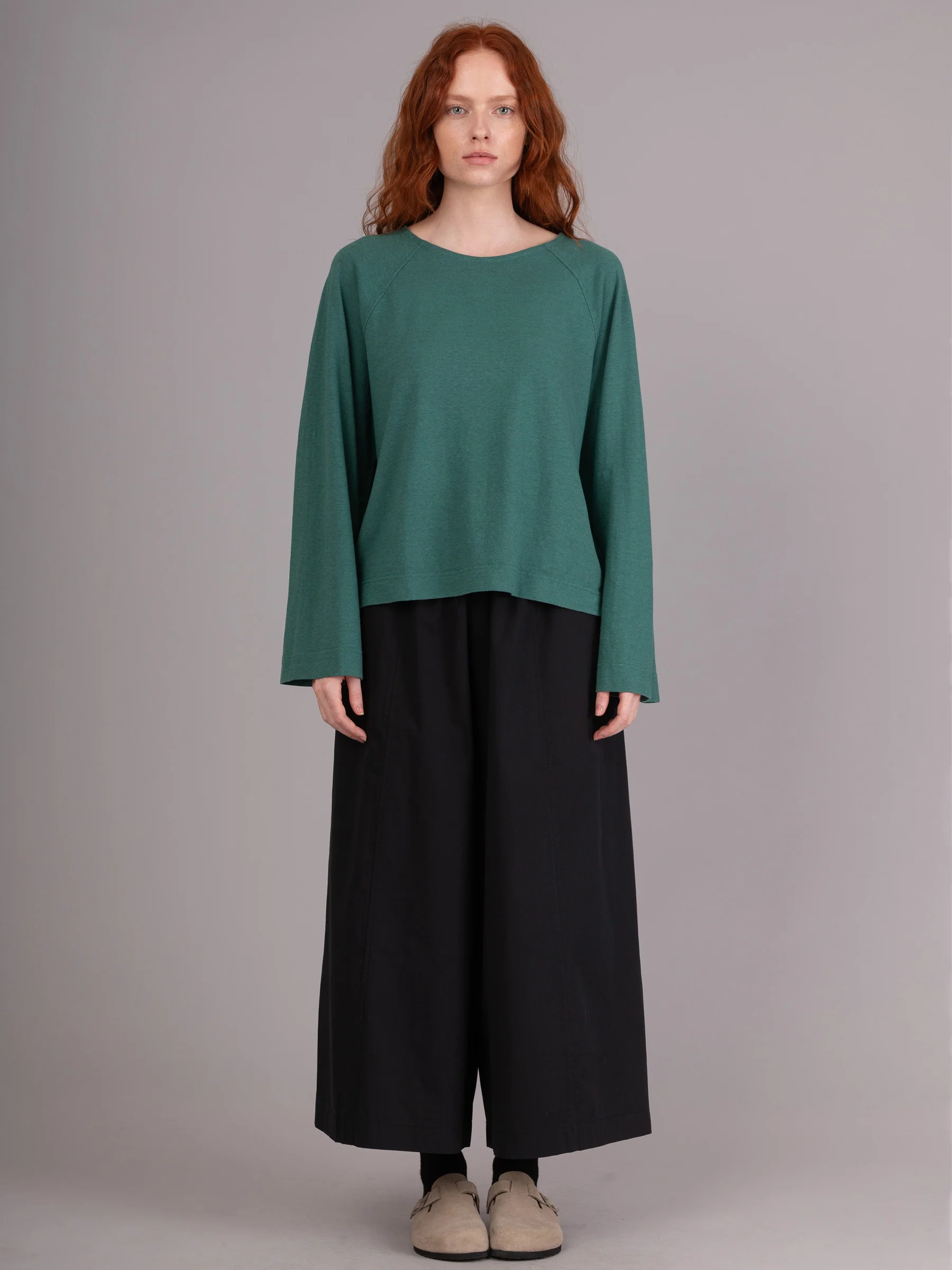 Yasai 2 - Hemp Organic Cotton Raglan Wide Sleeve T-shirt - Image 6