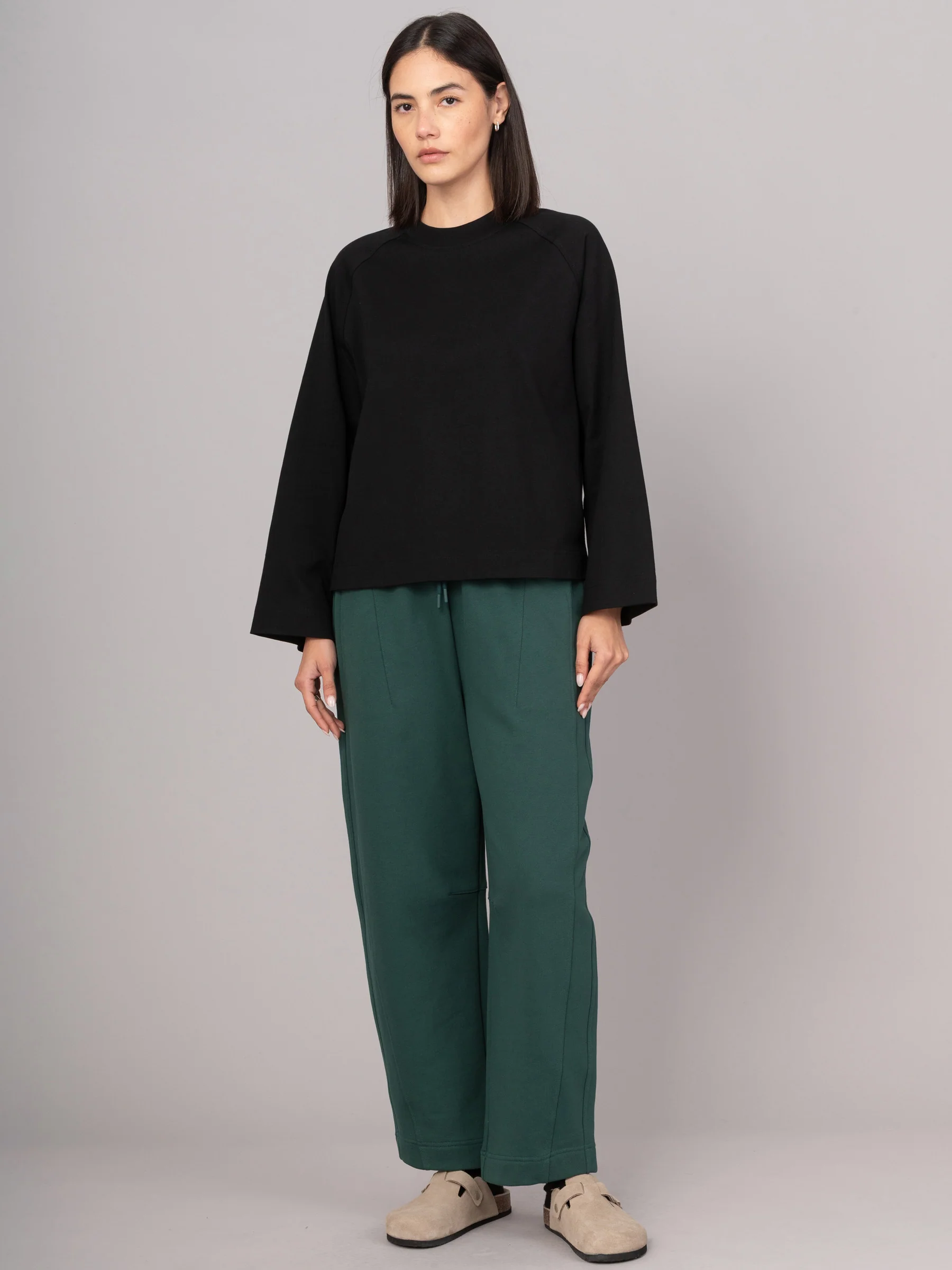 Yasai 3 - Mercerised Cotton Raglan Wide Sleeve T-shirt - Image 12